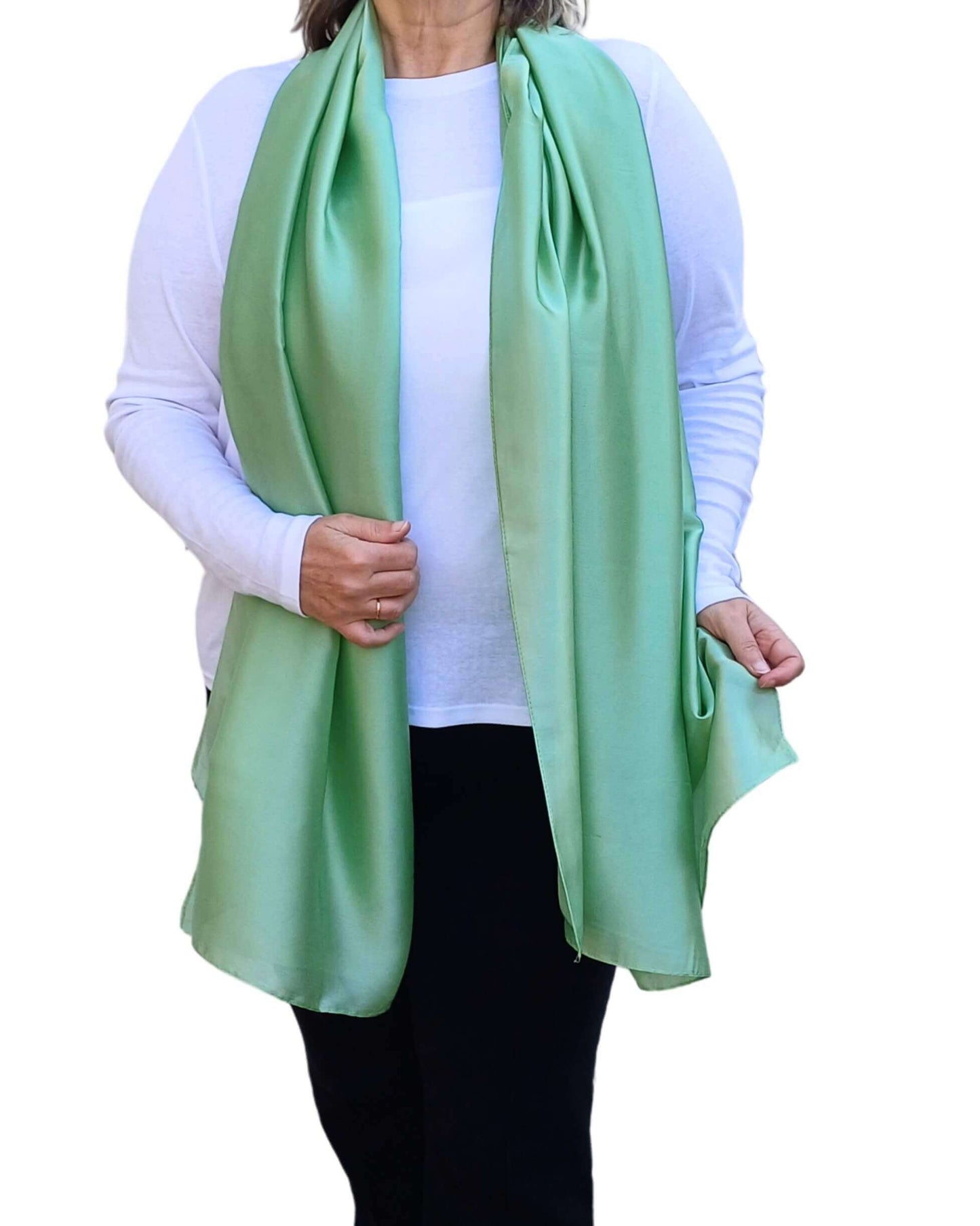 Luxe Lightweight Silk Shawl Scarf