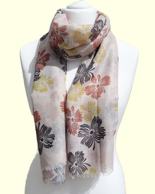 Black-Breezy-Floral-Scarf