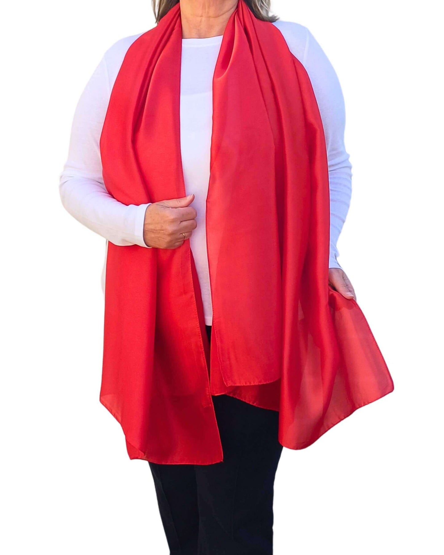 Luxe Lightweight Silk Shawl Scarf