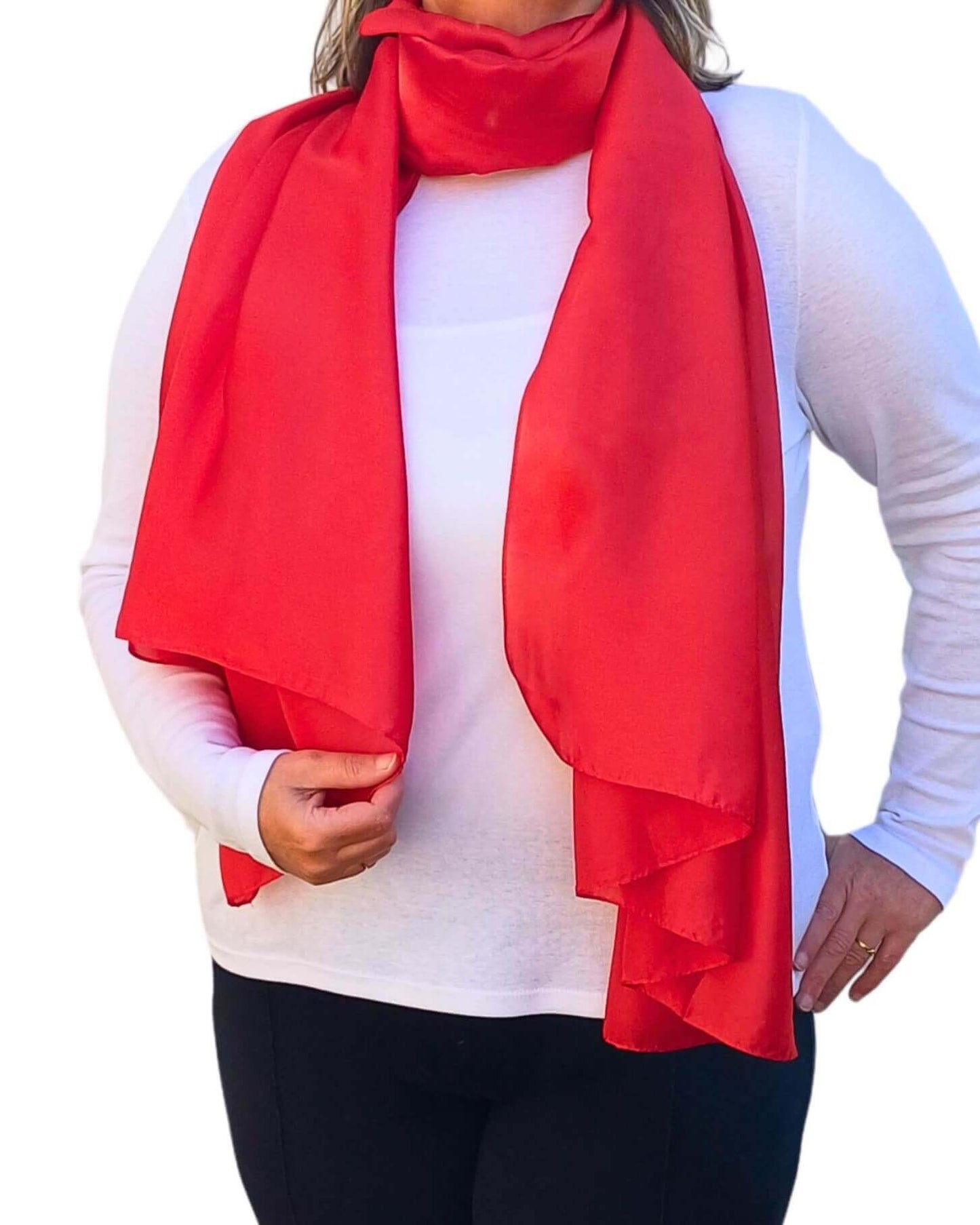 Luxe Lightweight Silk Shawl Scarf