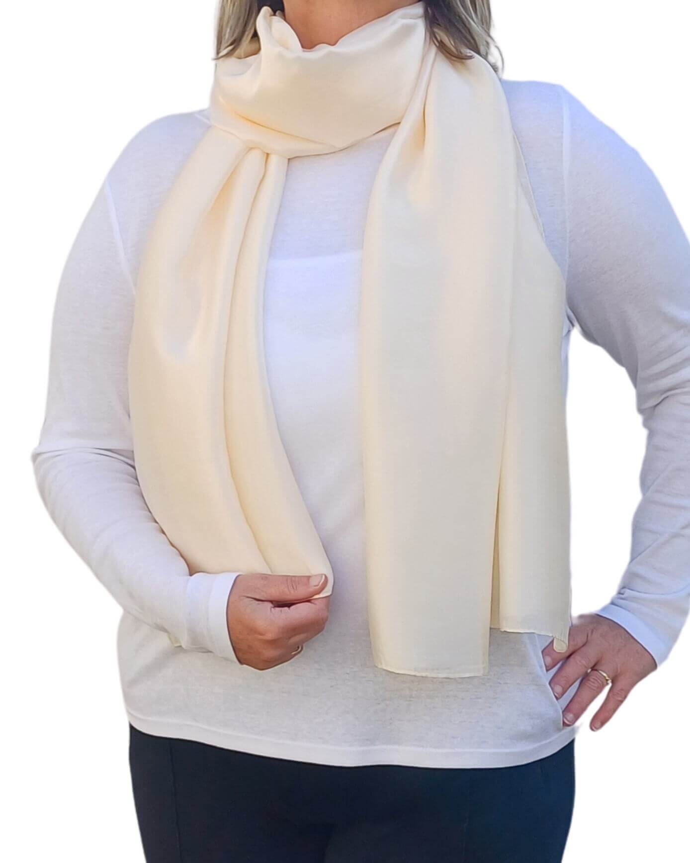 Luxe Lightweight Silk Shawl Scarf