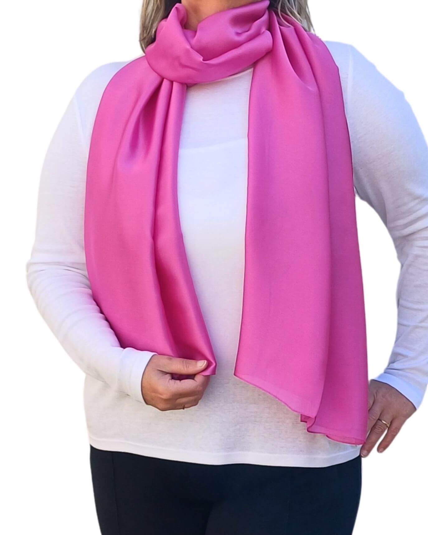 Luxe Lightweight Silk Shawl Scarf