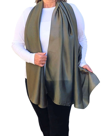 Luxe Lightweight Silk Shawl Scarf