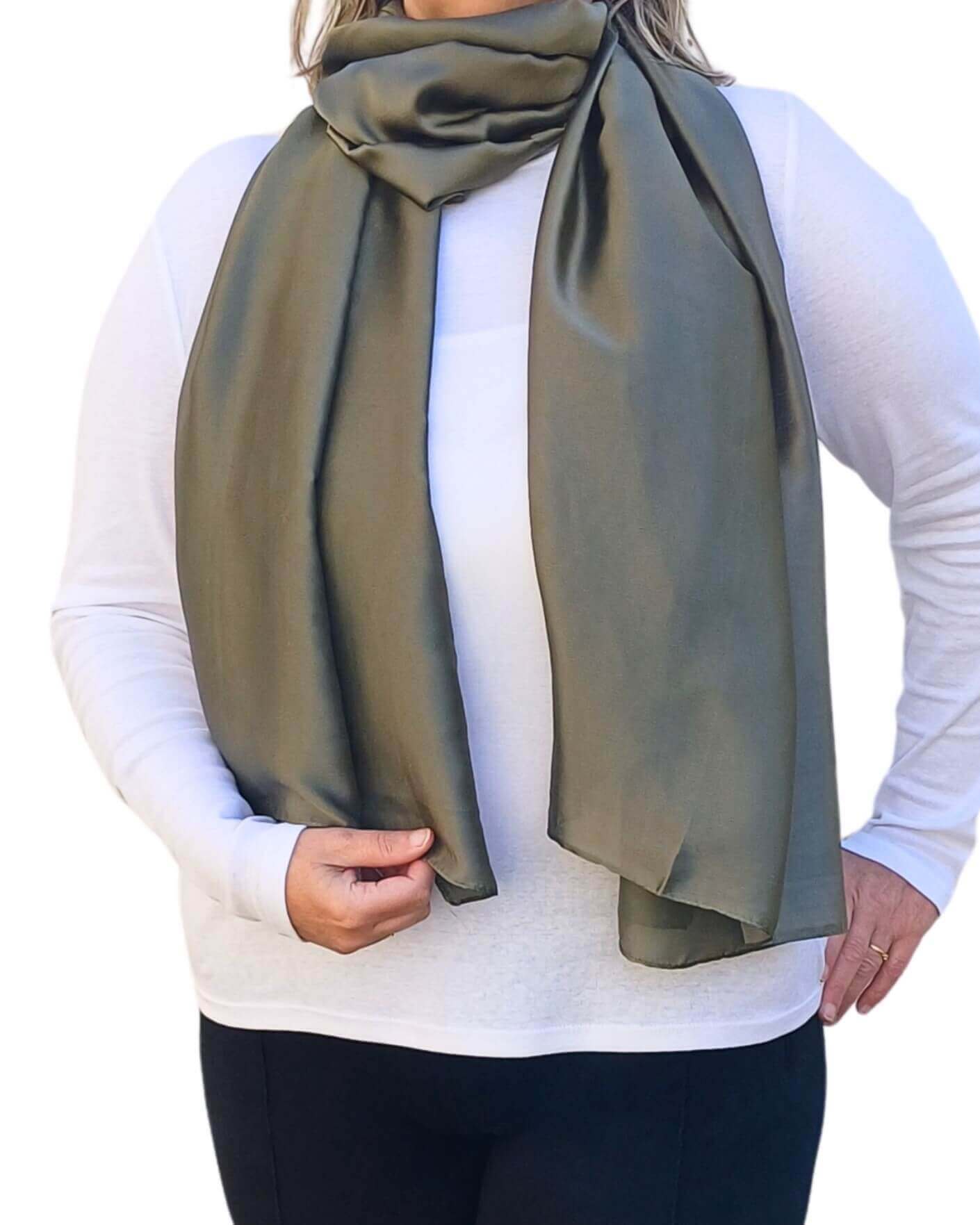 Luxe Lightweight Silk Shawl Scarf