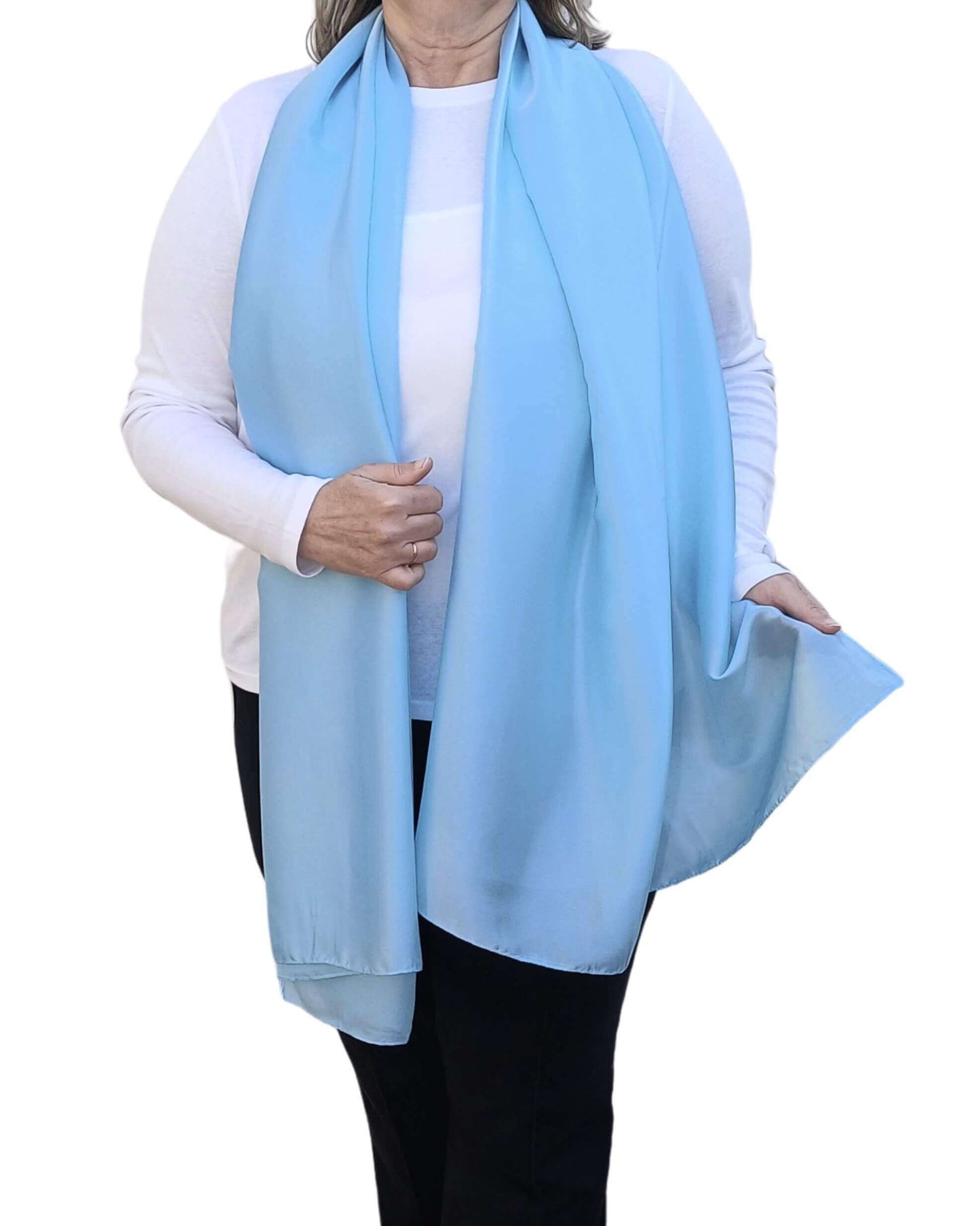 Luxe Lightweight Silk Shawl Scarf